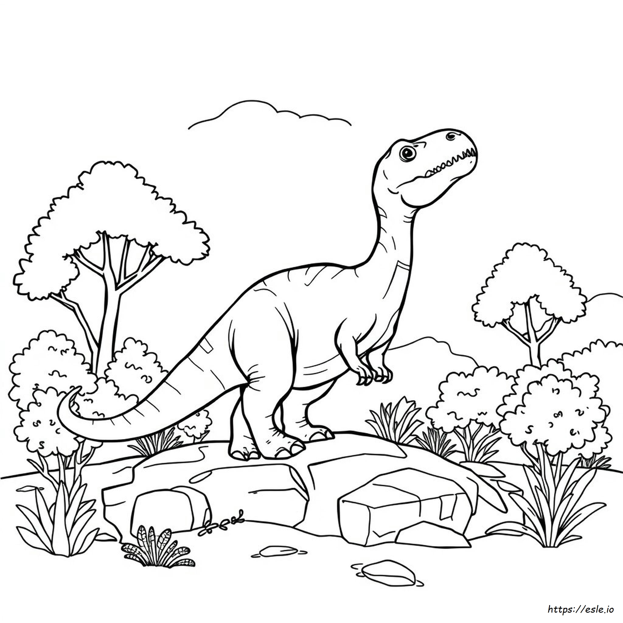 Coloriages De Dinosaures Méchants