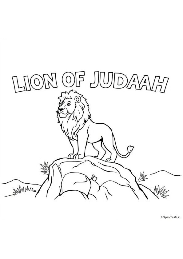 Lion Of Judah Coloring Page