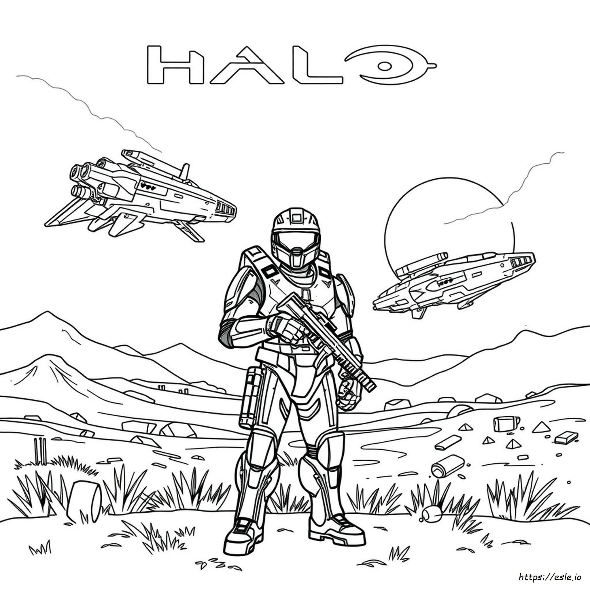 Halo Odst Coloring Pages