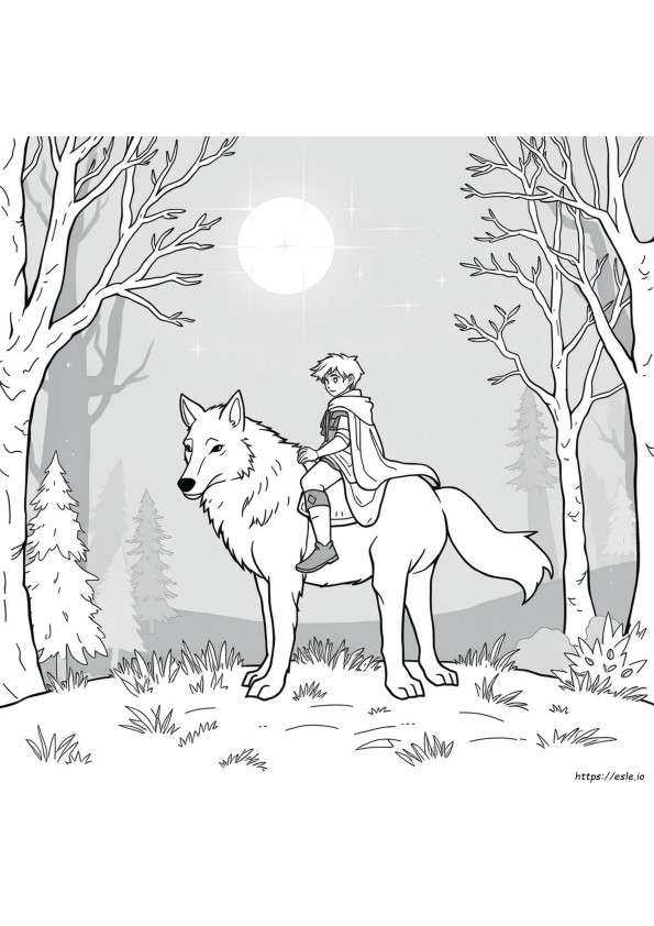 Rhysand Coloring Page