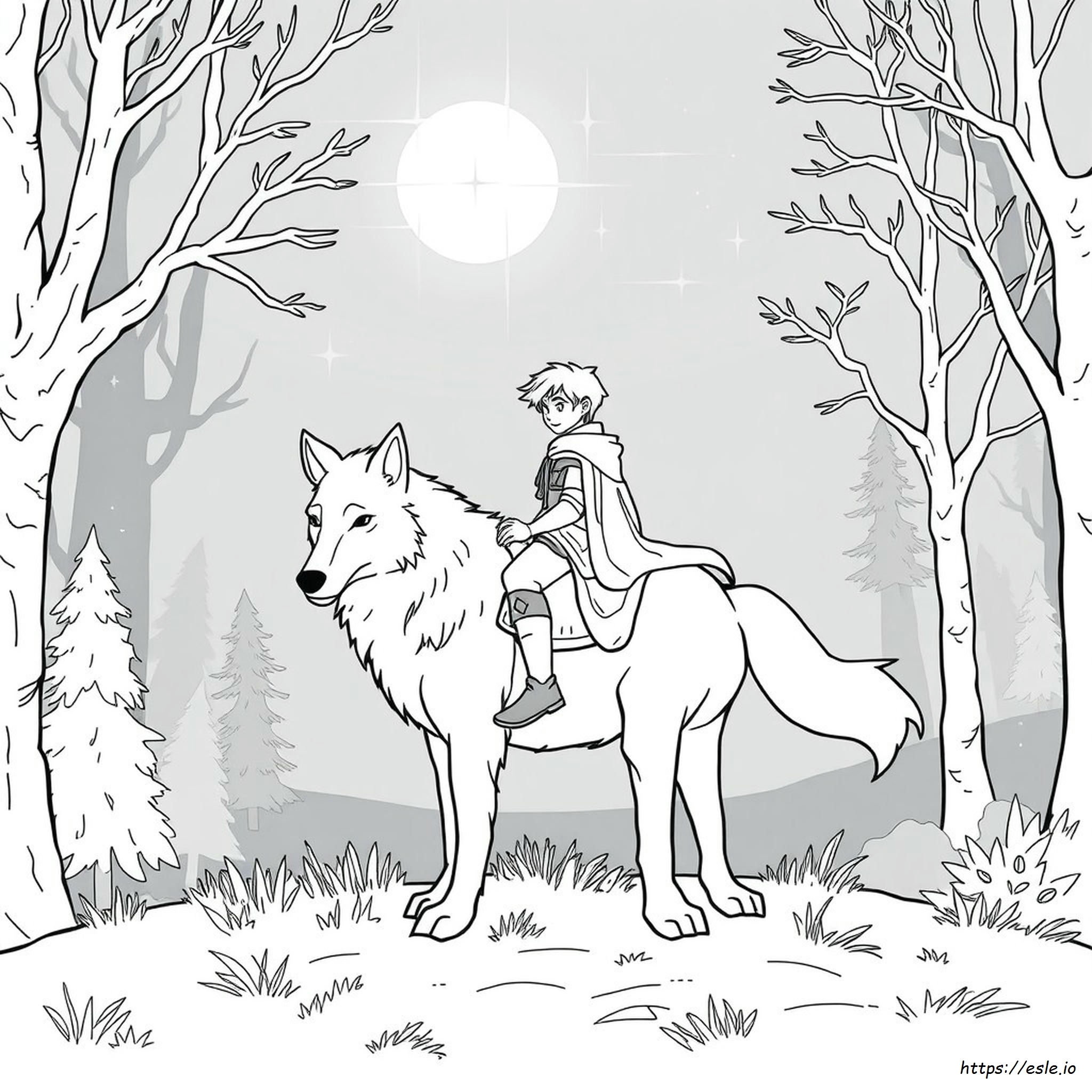 Gambar Mewarnai Rhysand - Pangeran Fae untuk Dicetak
