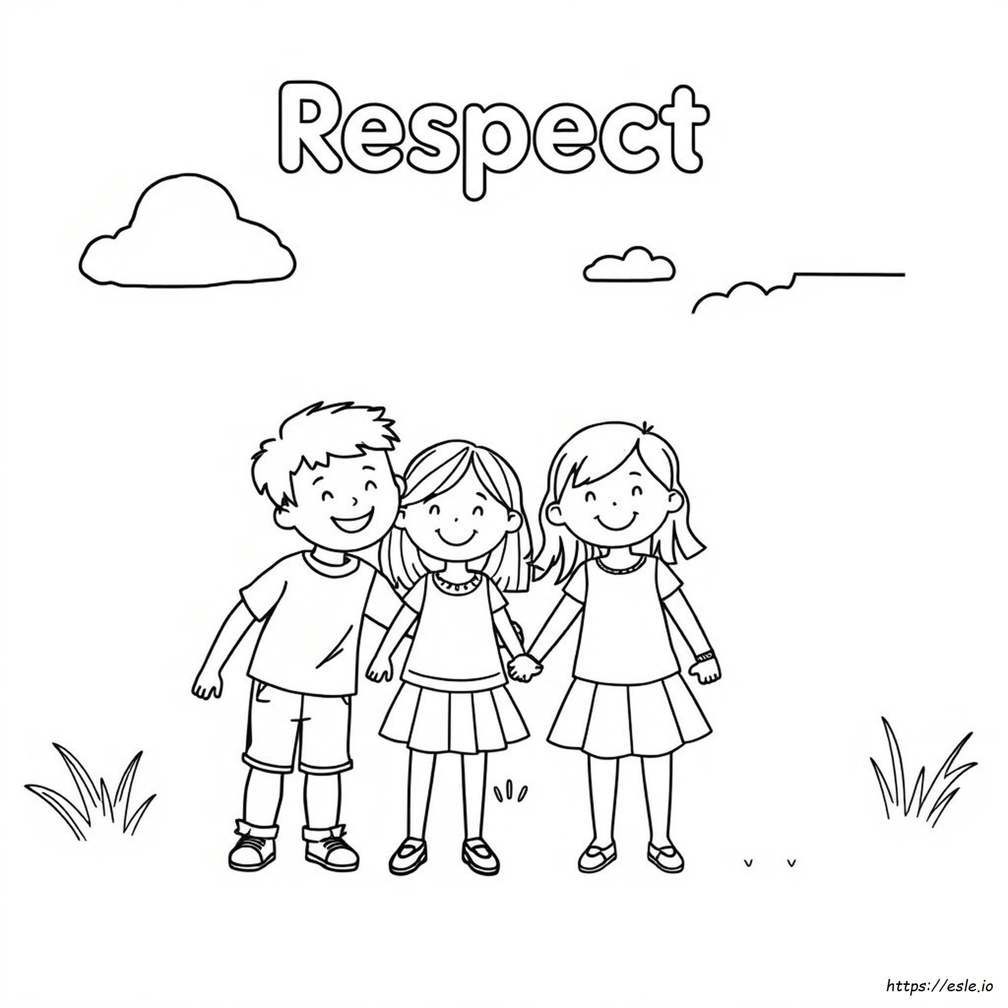 Coloring Pages About Respect