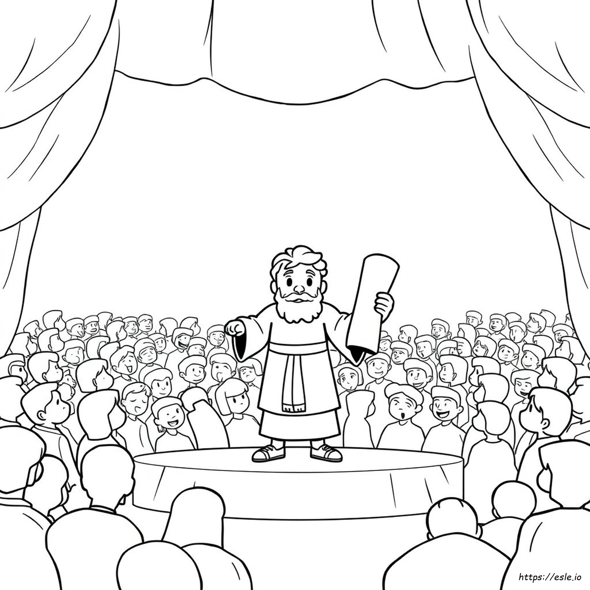 Coloriage Préambule à imprimer gratuit