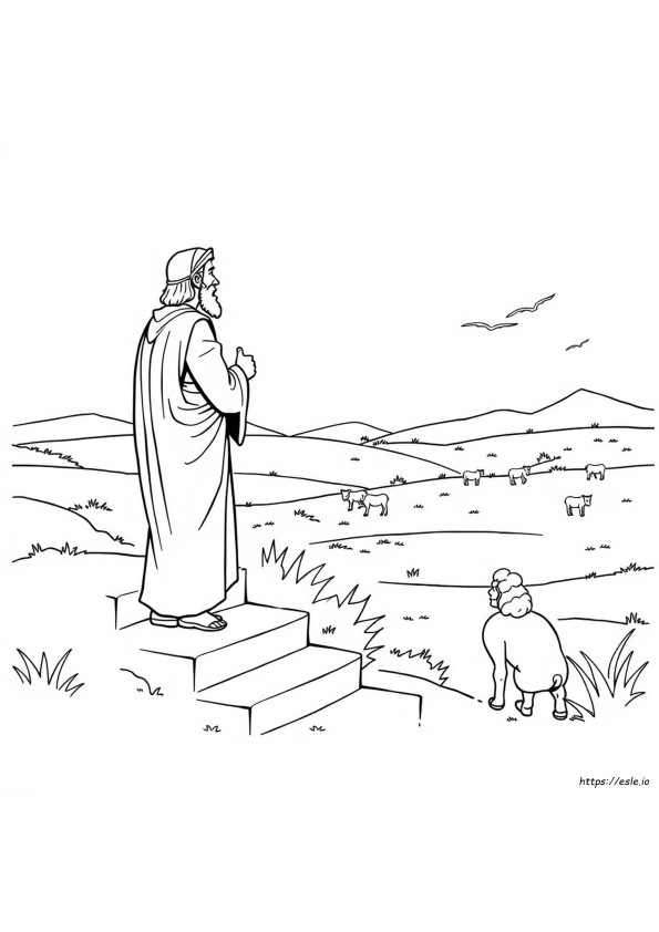 Joseph Forgives His Brothers Coloring Sheet