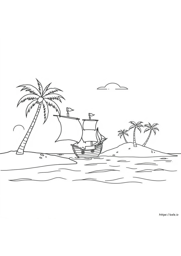 Caribbean Colouring Pages