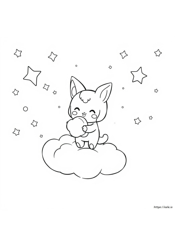 Kuromi Colouring Sheet