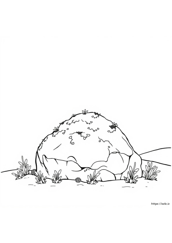The Rock Colouring Pages