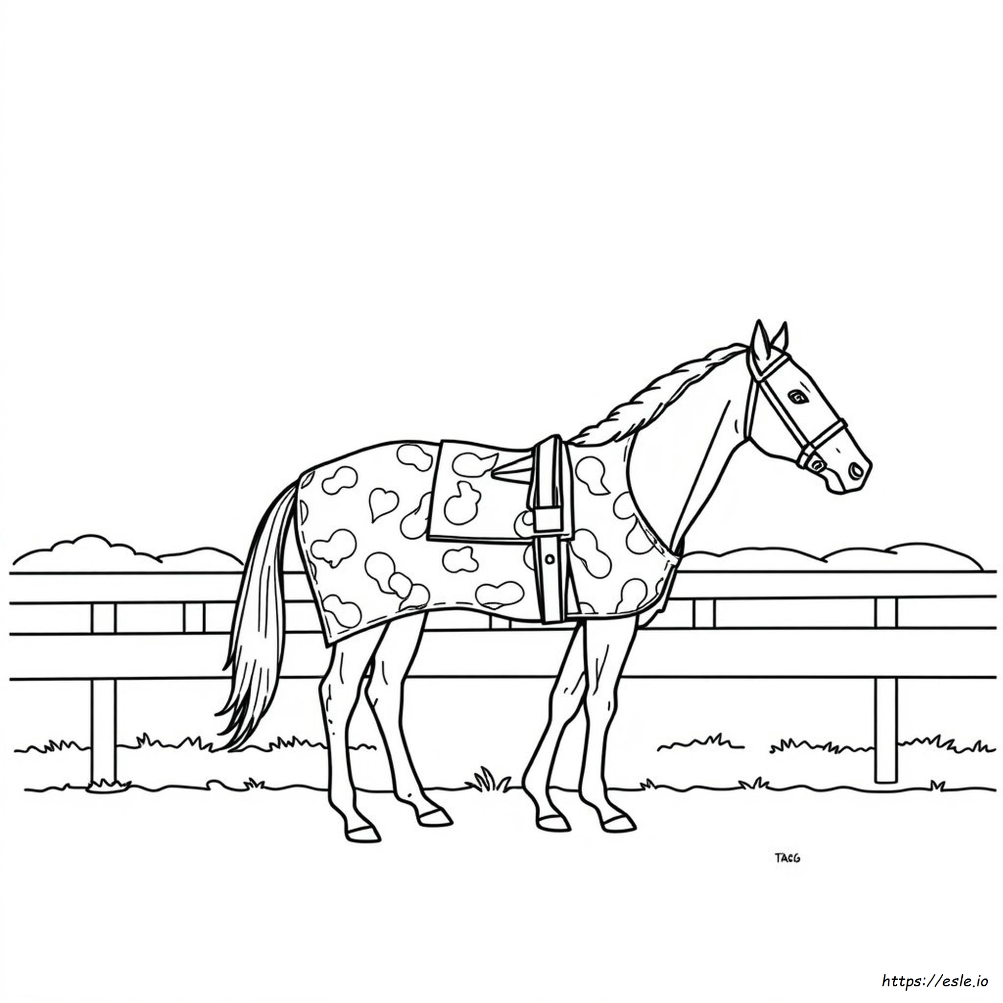 Free Printable Derby Silks Coloring Page