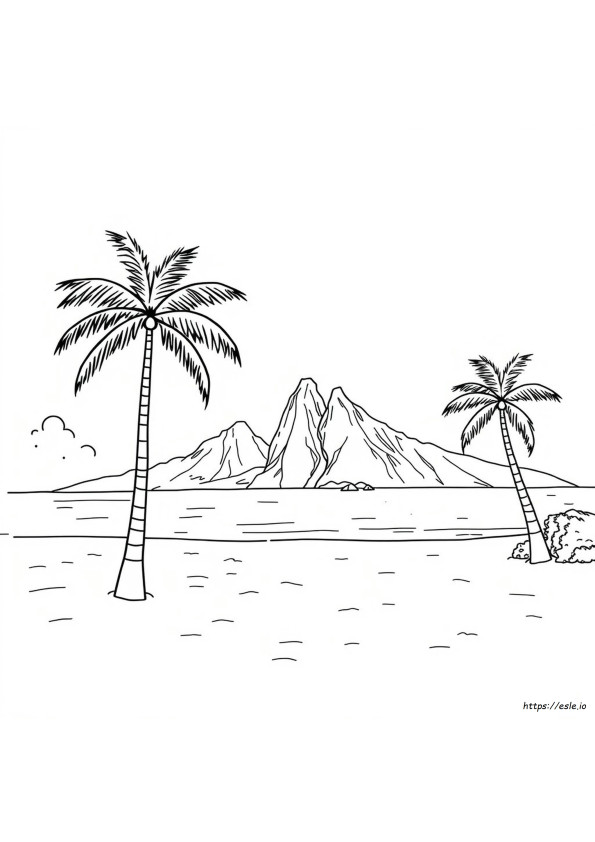 Pagina Da Colorare Trinidad E Tobago