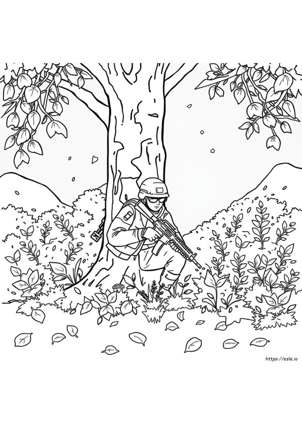 Coloriages Camouflage Gratuits