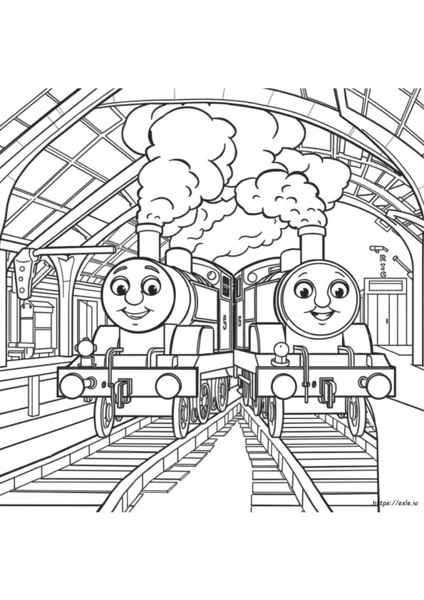Thomas And Friends Coloring