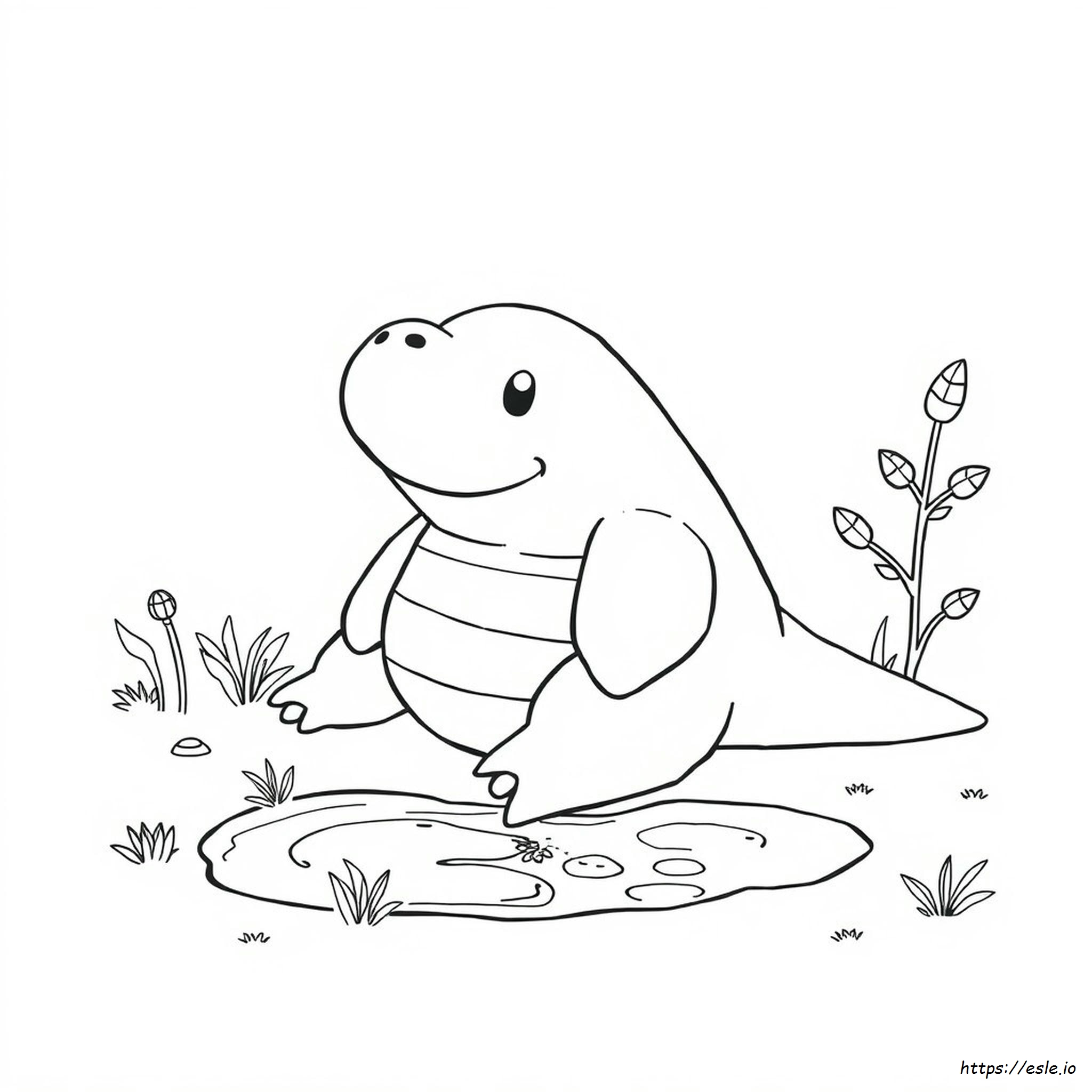Langschwanz Coloring Page