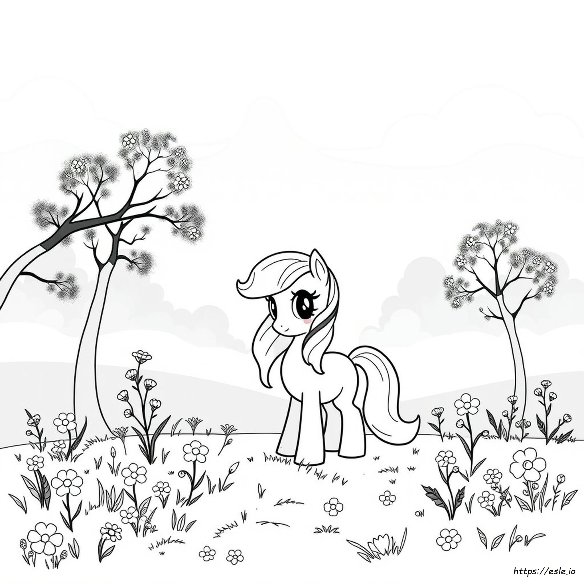 Misty My Little Pony Coloring Page
