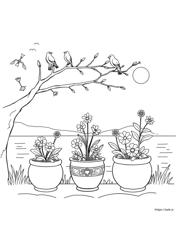Pot Coloring Ideas