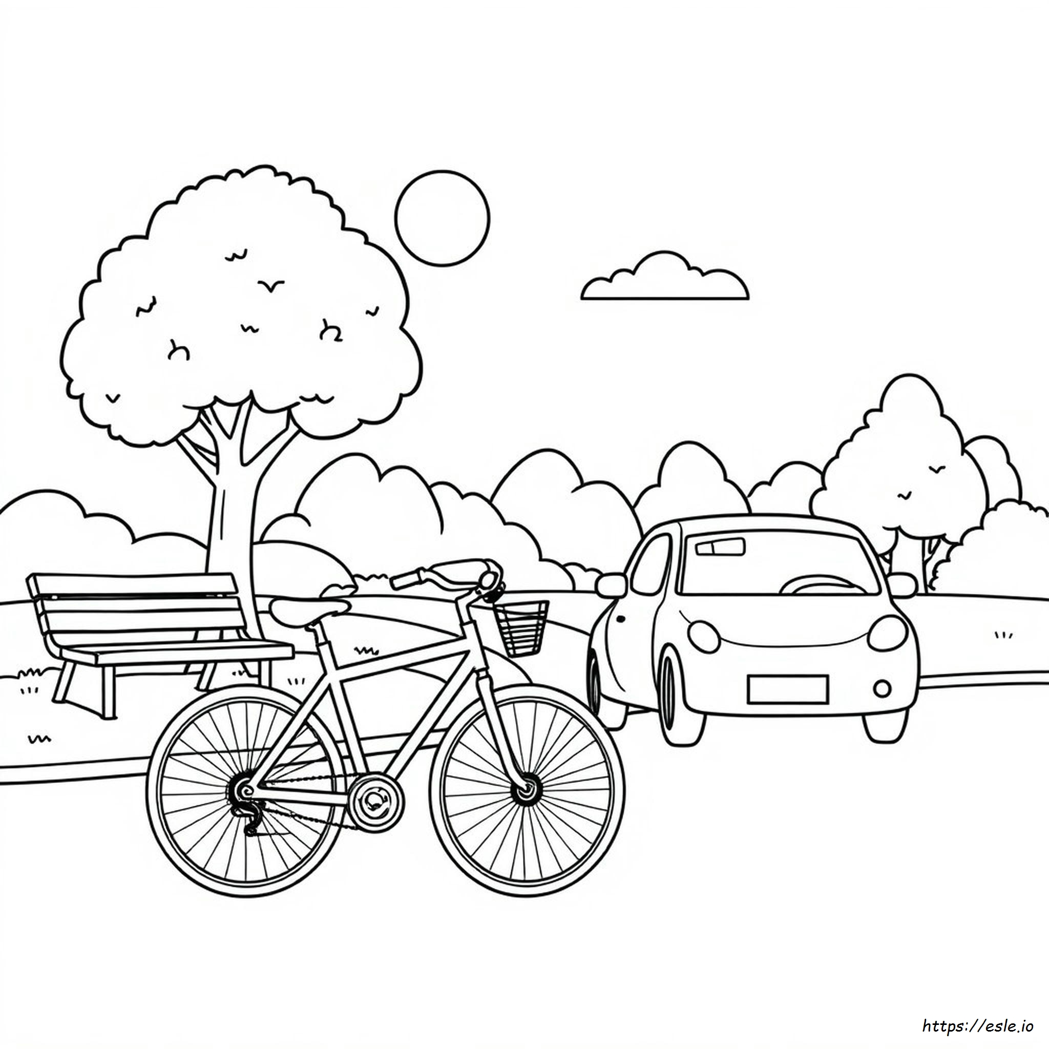 Printable Transportation Coloring Page for Kids and Adults