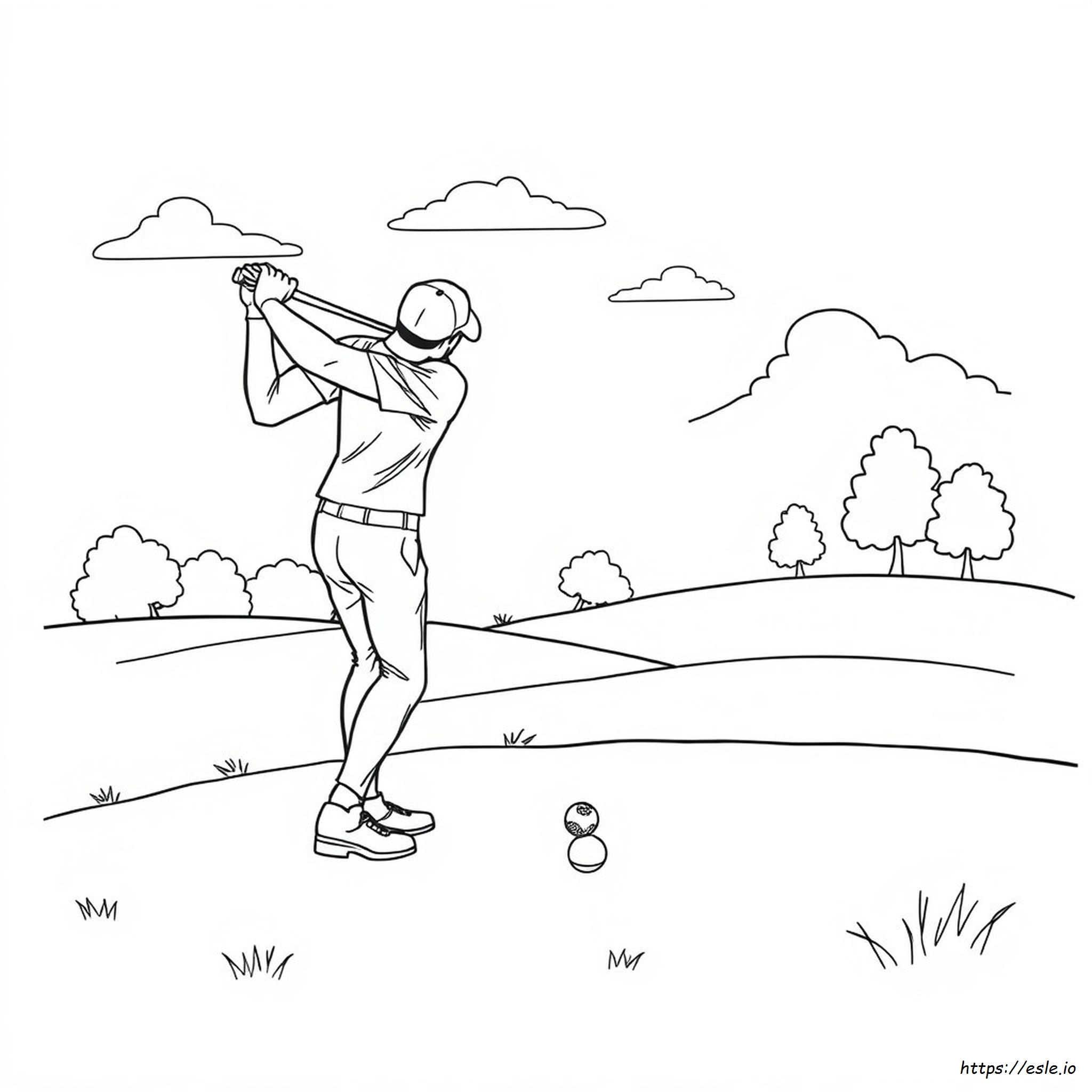 Coloring Pages Of Golf - Free Printable Fun