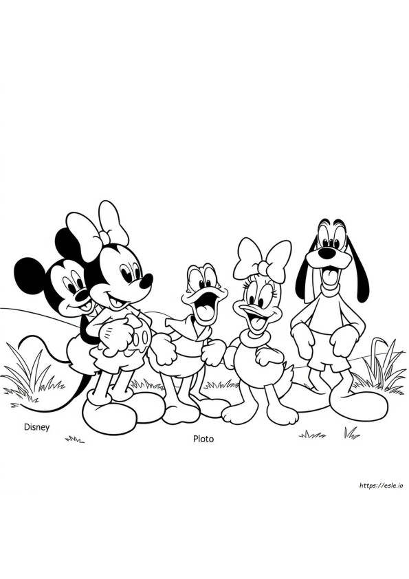 Pagina Da Colorare Per Bambini Disney