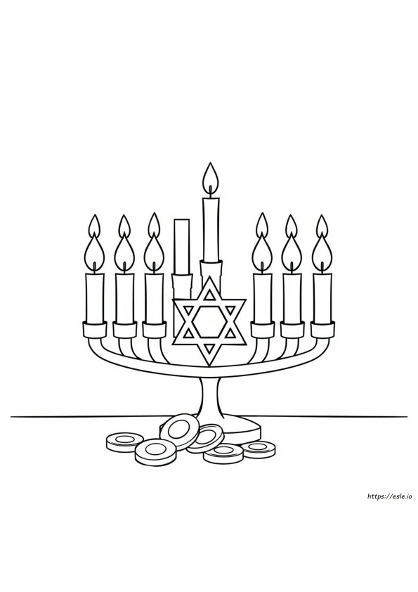 Hanukkah Coloring Pictures