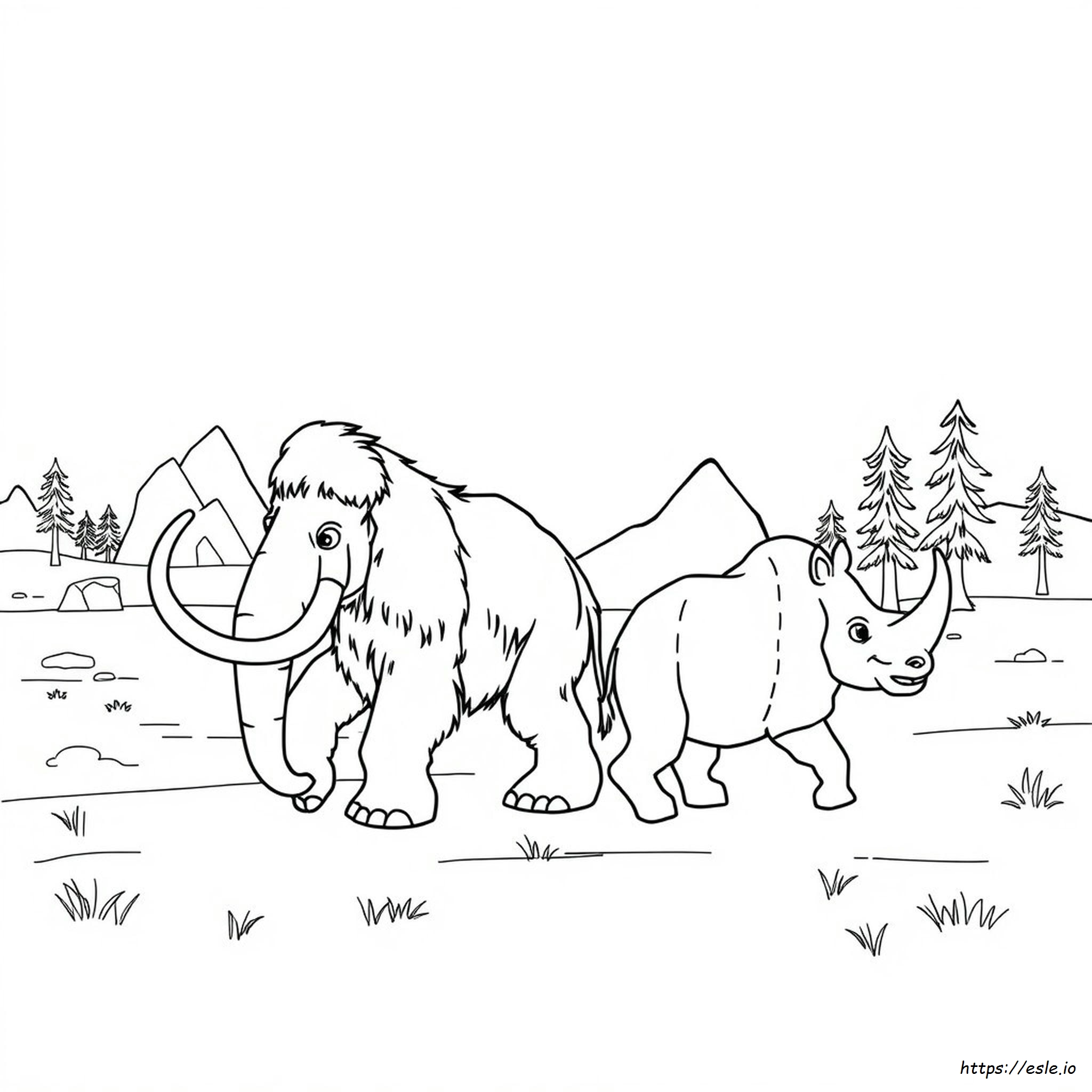 Ice Age 4 Coloring Page - Free Printable PDF