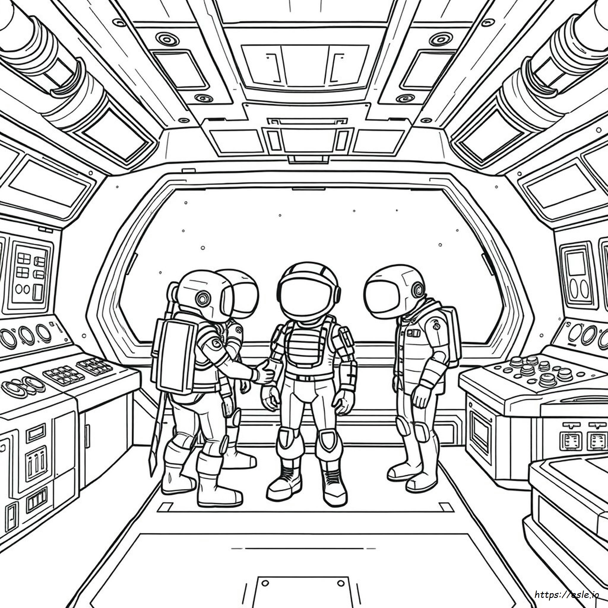 Among Us Color By Number Coloring Pages
