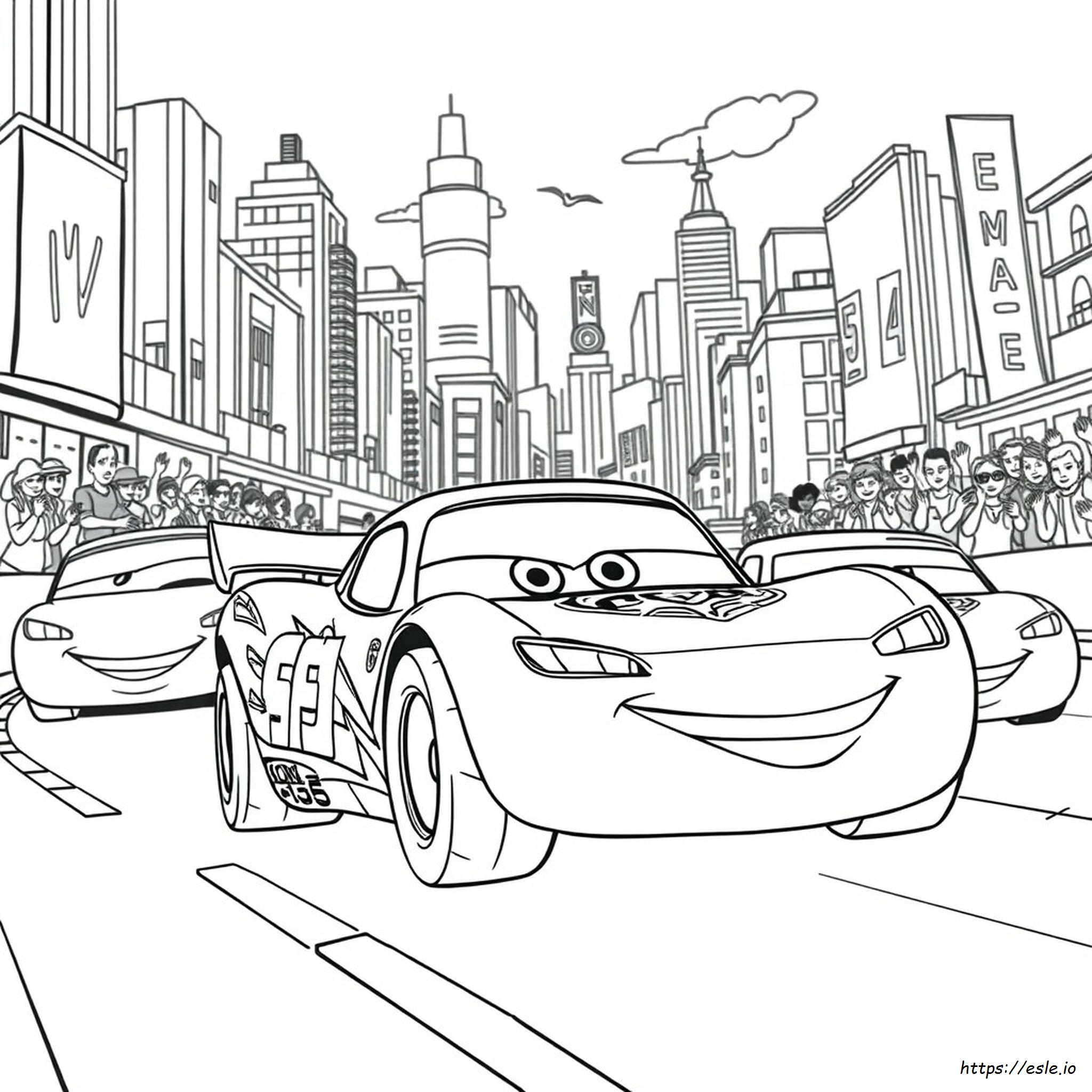 Mcqueen Kleurplaat Van Cars 2 - Gratis Te Printen kleurplaat