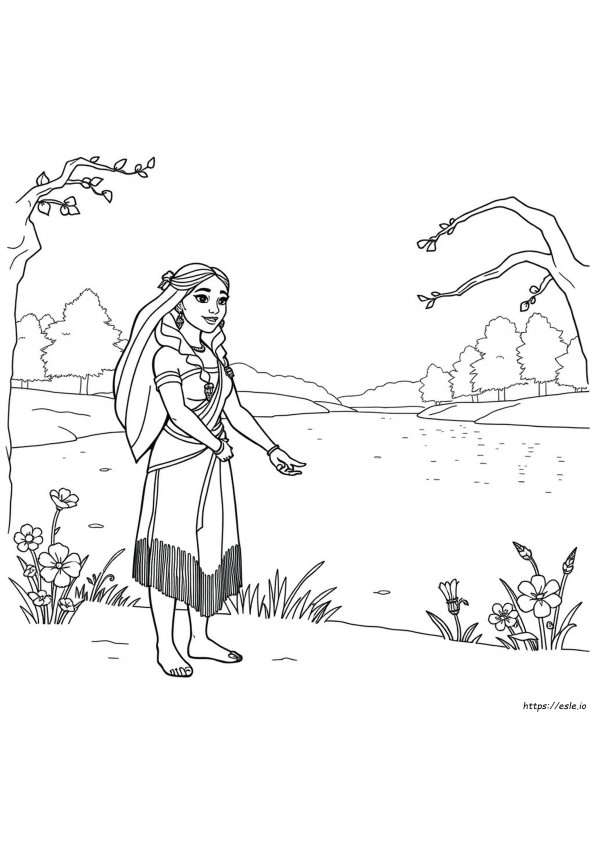 Coloriages Pocahontas