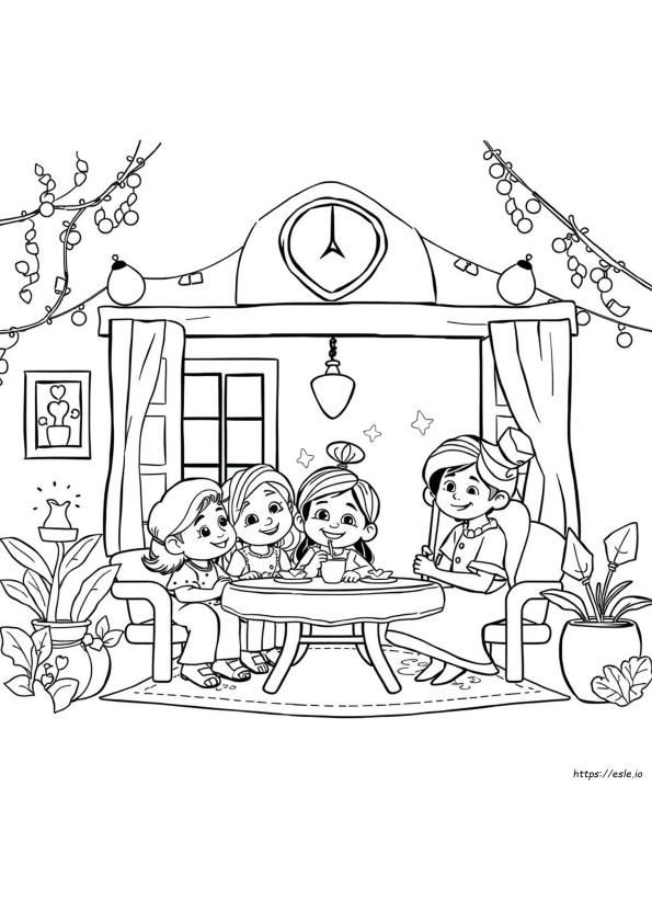 Encanto Black And White Coloring Pages