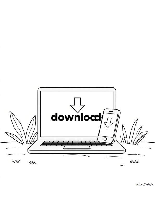 Digital Download Coloring Pages