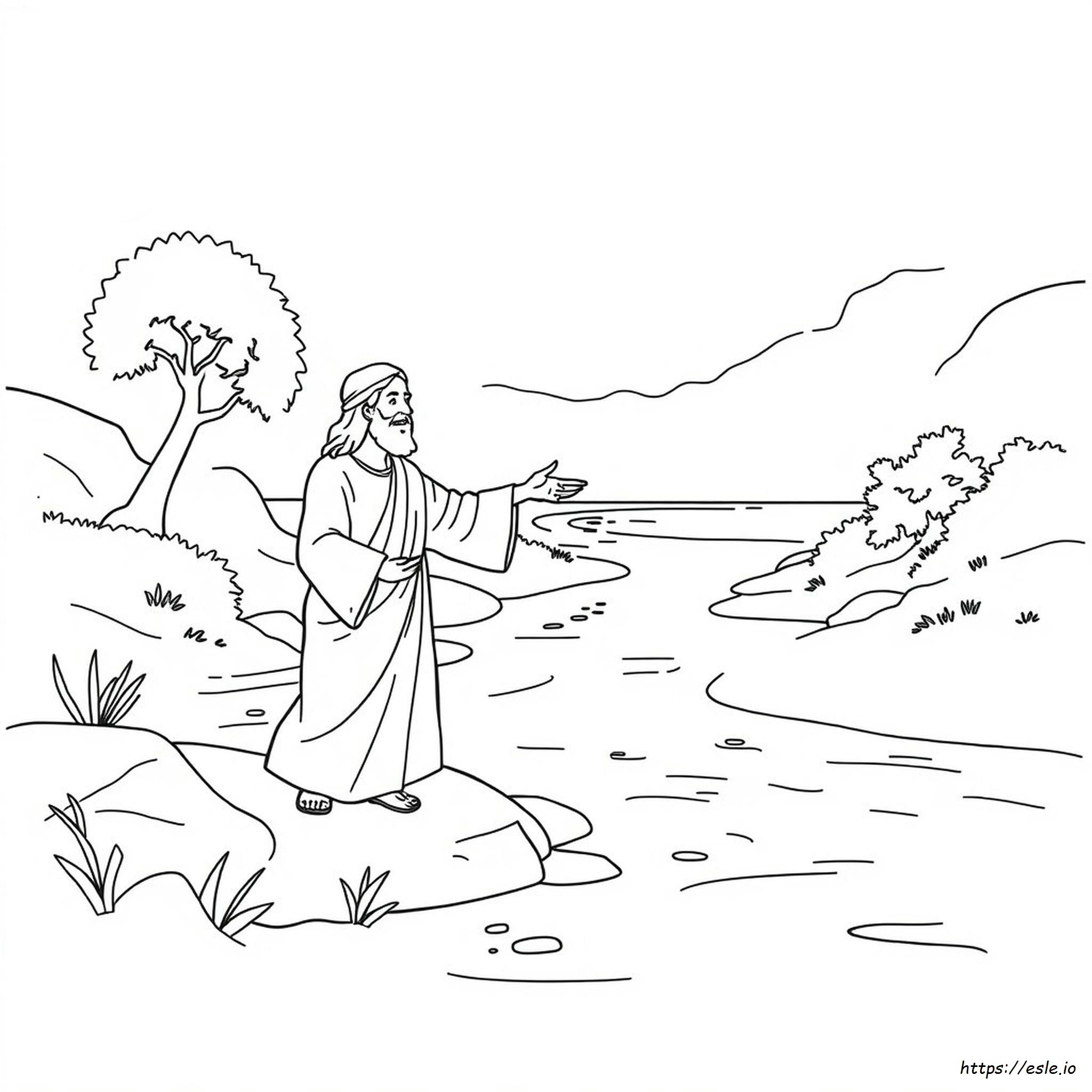 Jordan River Coloring Page