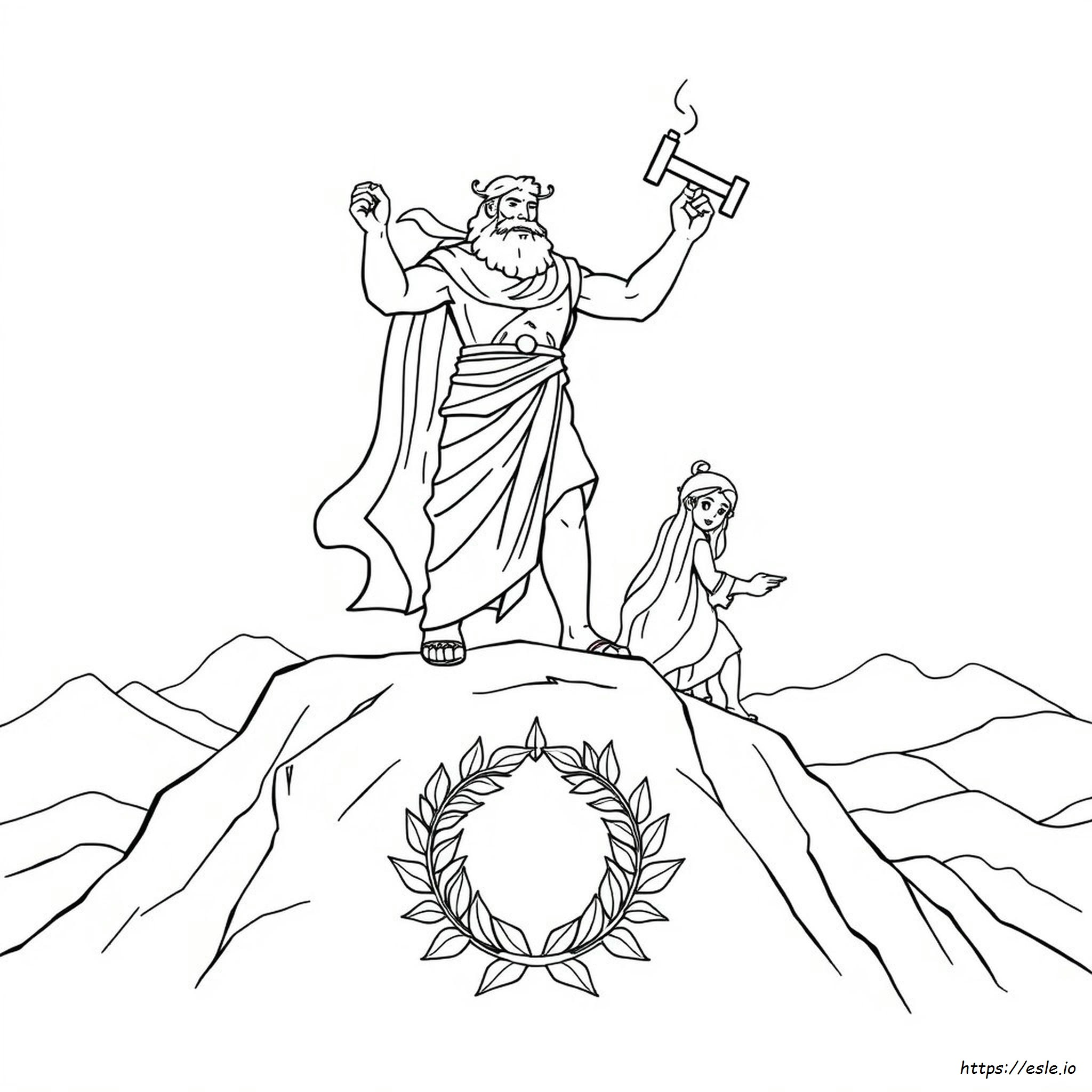 Greek Mythology Coloring Pages Printable
