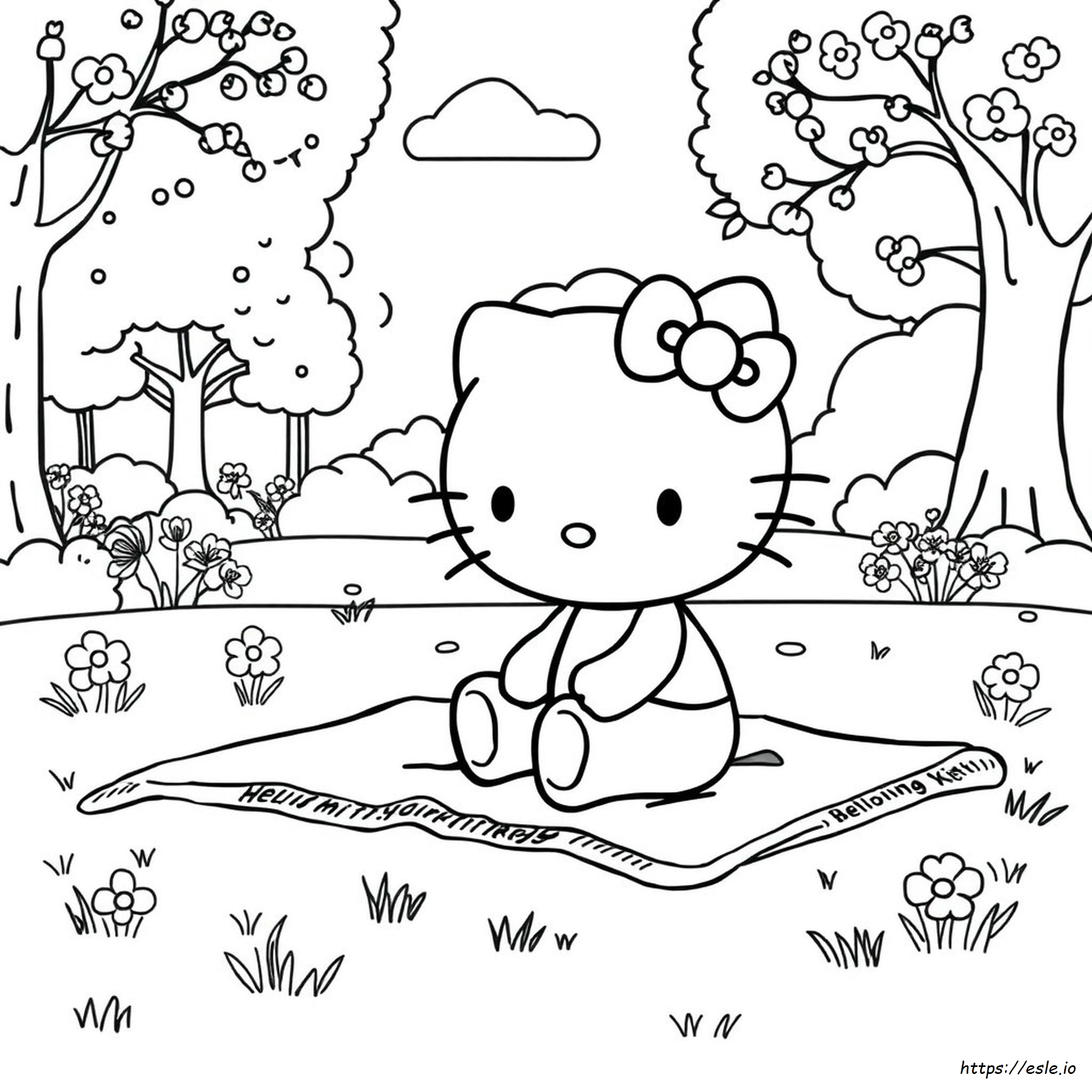 Hello Kitty A4 Coloring Pages - Free Printable