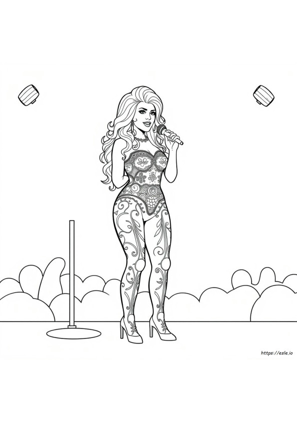 Fergie Coloring Pages