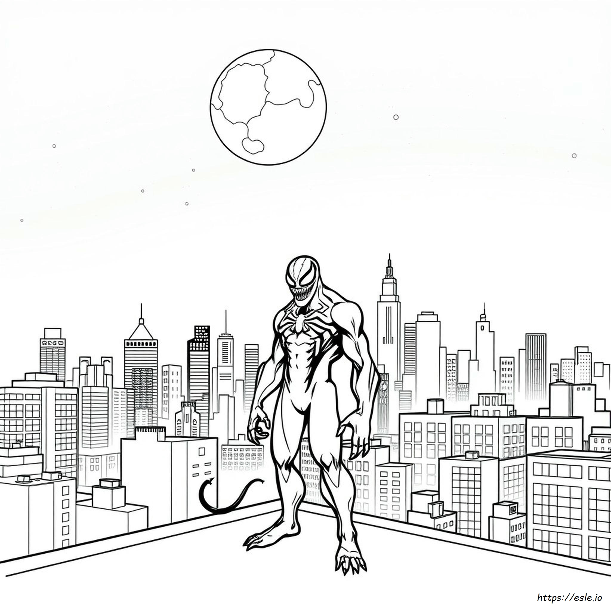 Coloring Pages Venom Para Colorear