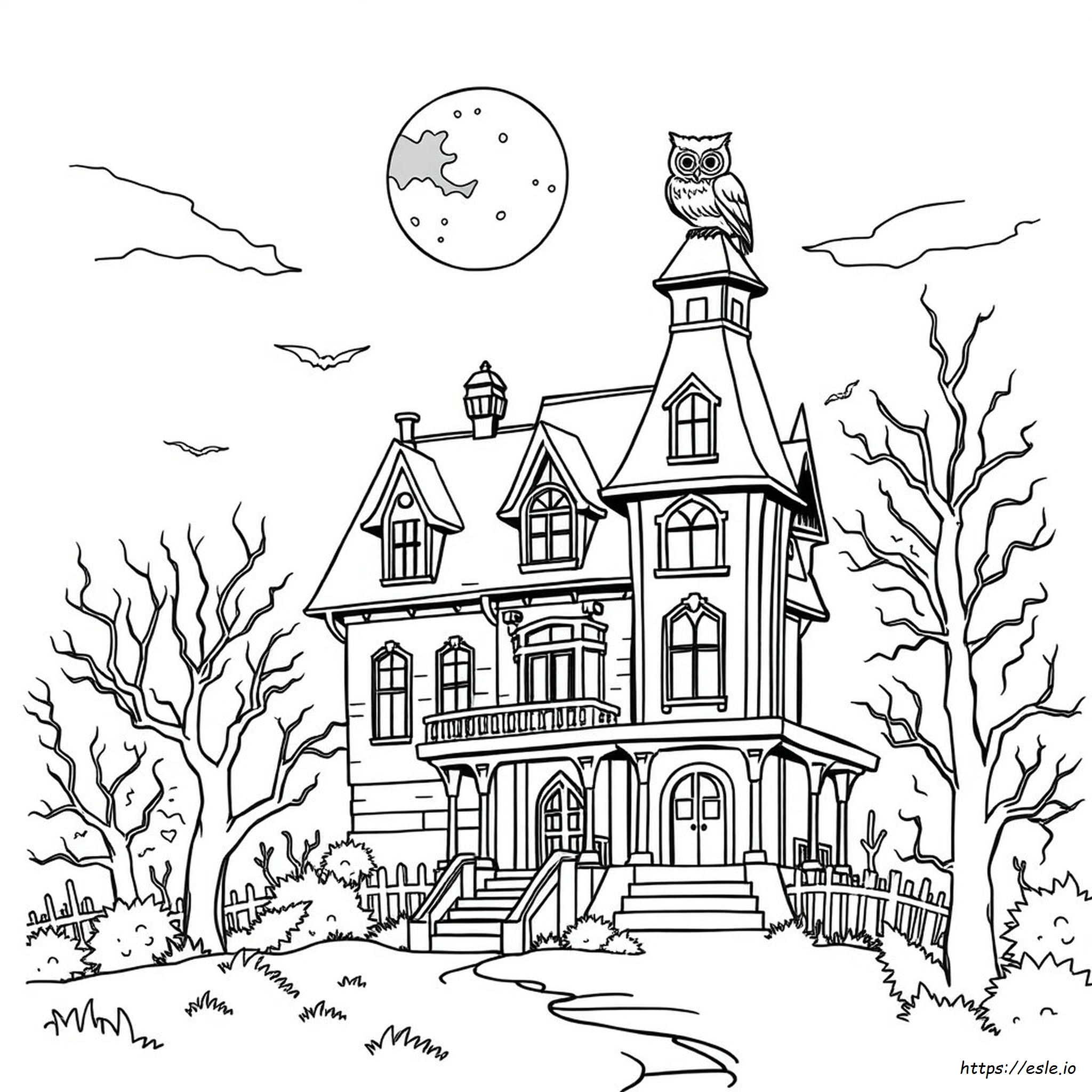 Creepy Dark Coloring Pages - Free Printable for Kids