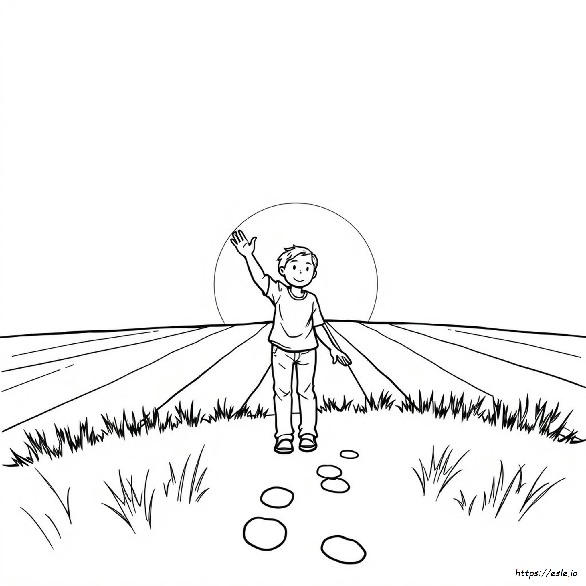 Gambar Mewarnai Selamat Tinggal