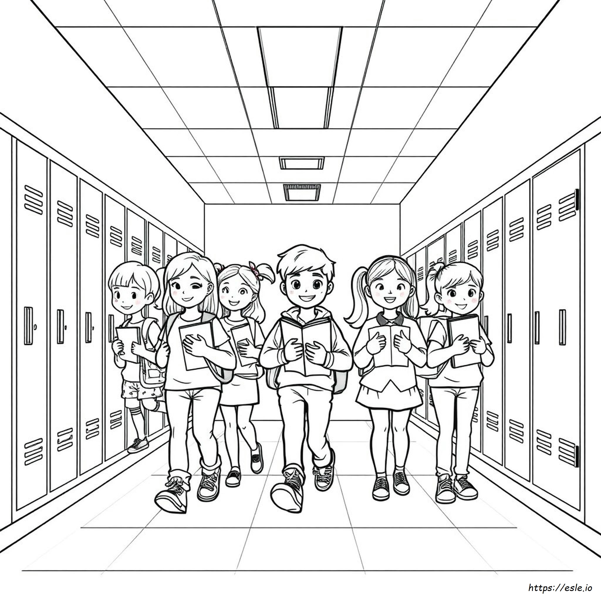 Páginas De Color Para El Regreso A La Escuela Sexto Grado
