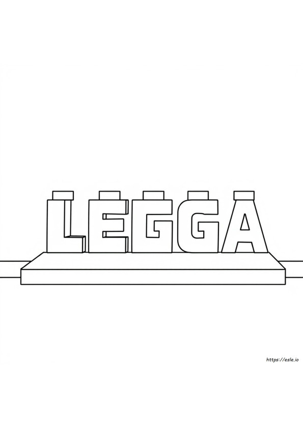 Pagini De Colorat Cu Logoul Lego