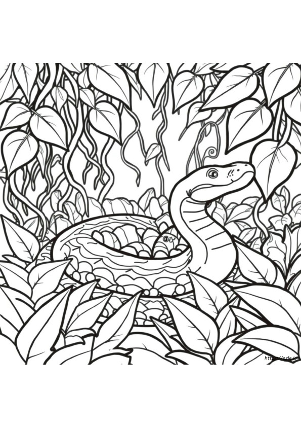 Anaconda Coloring Pictures