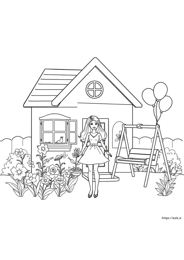 Barbie And The Dreamhouse Coloring Pages