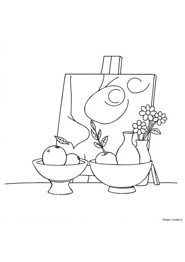 Picasso Art Coloring Pages