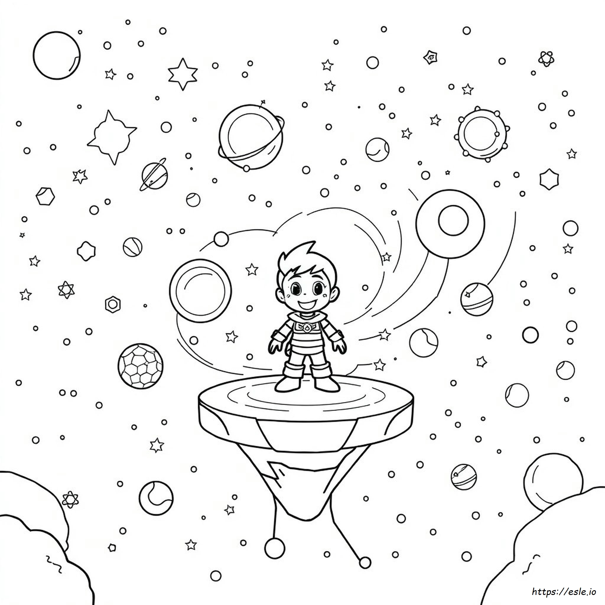 Boboiboy Galaxy Coloring
