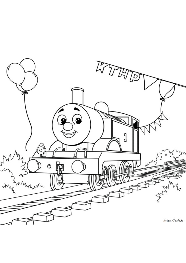 Thomas Der Kleine Zug Geburtstags Ausmalbilder