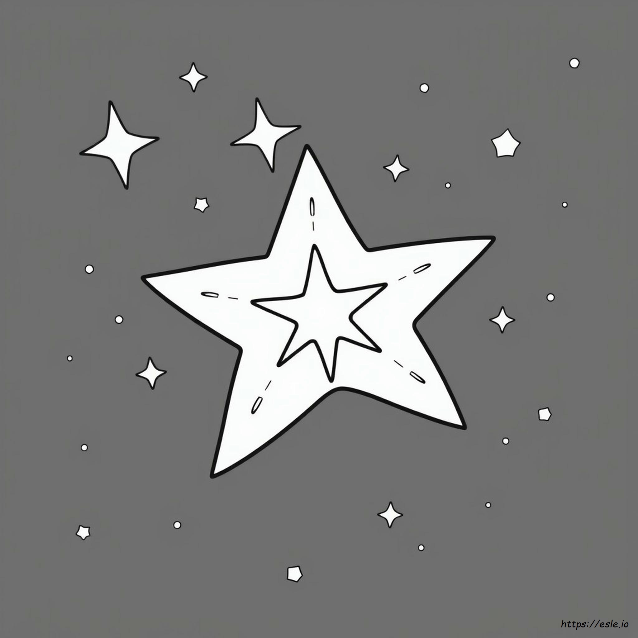 Coloring Pages - Star Theme