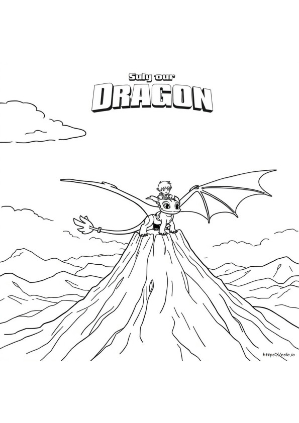 Wie Man Sein Drachen Zahmt 3 - Ausmalbilder Zum Ausdrucken
