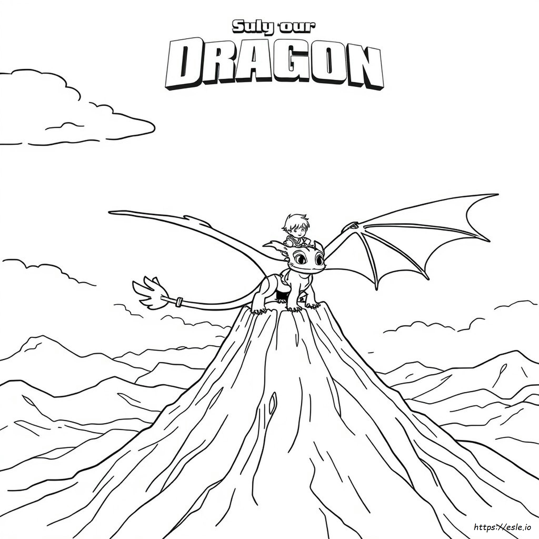 How To Train Your Dragon 3 Printable Coloring Pages