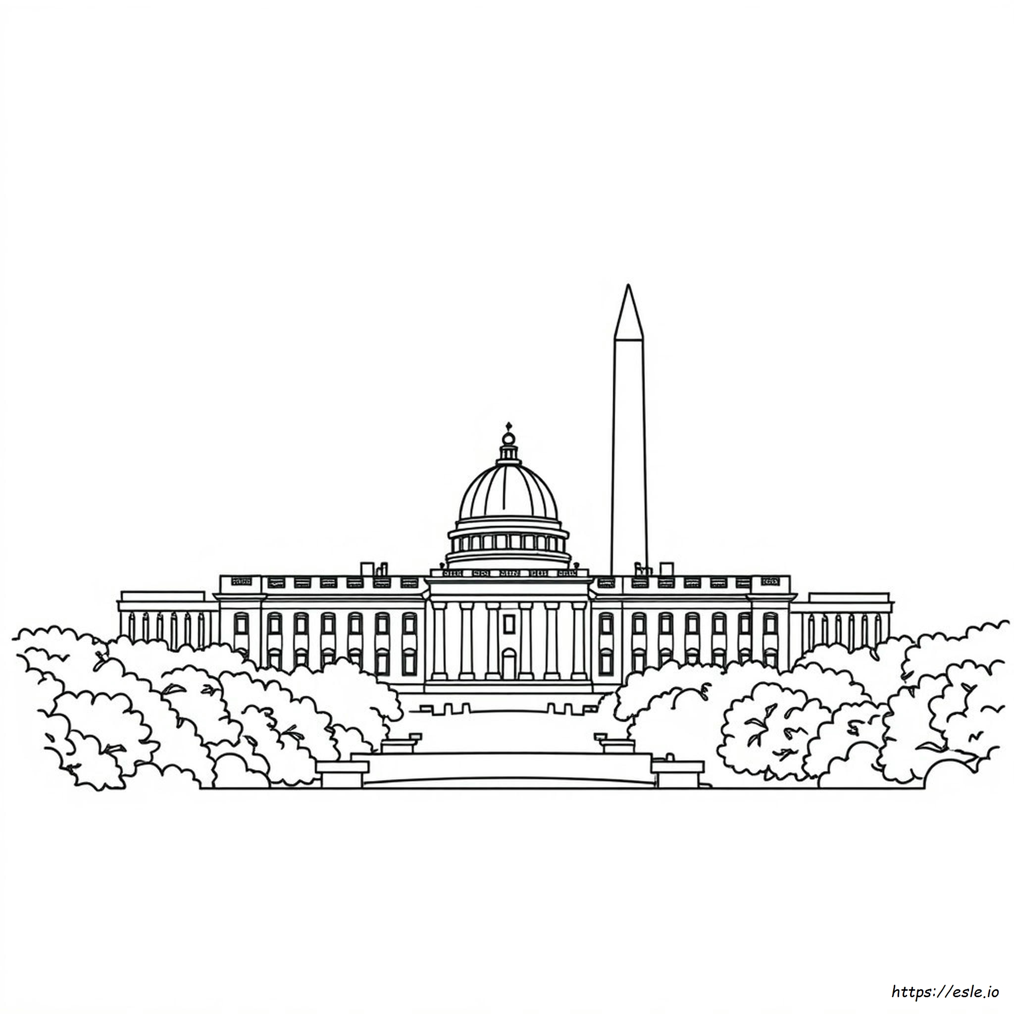 Washington Dc Coloring Pages Free