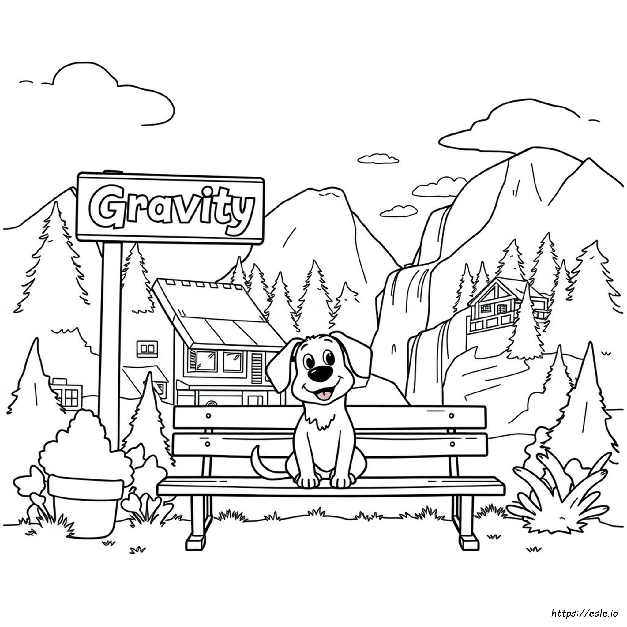 Robbie Gravity Falls Coloring Page