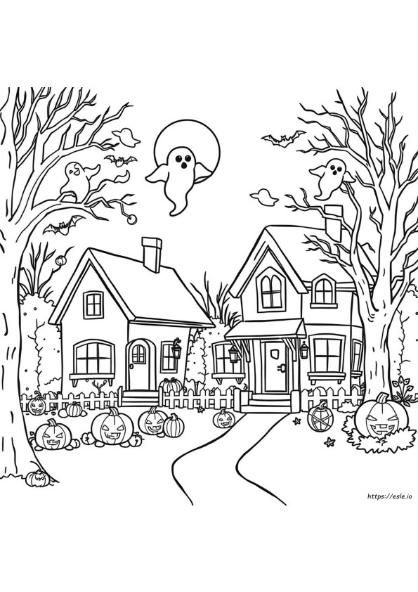 Coloring Pages Com Halloween