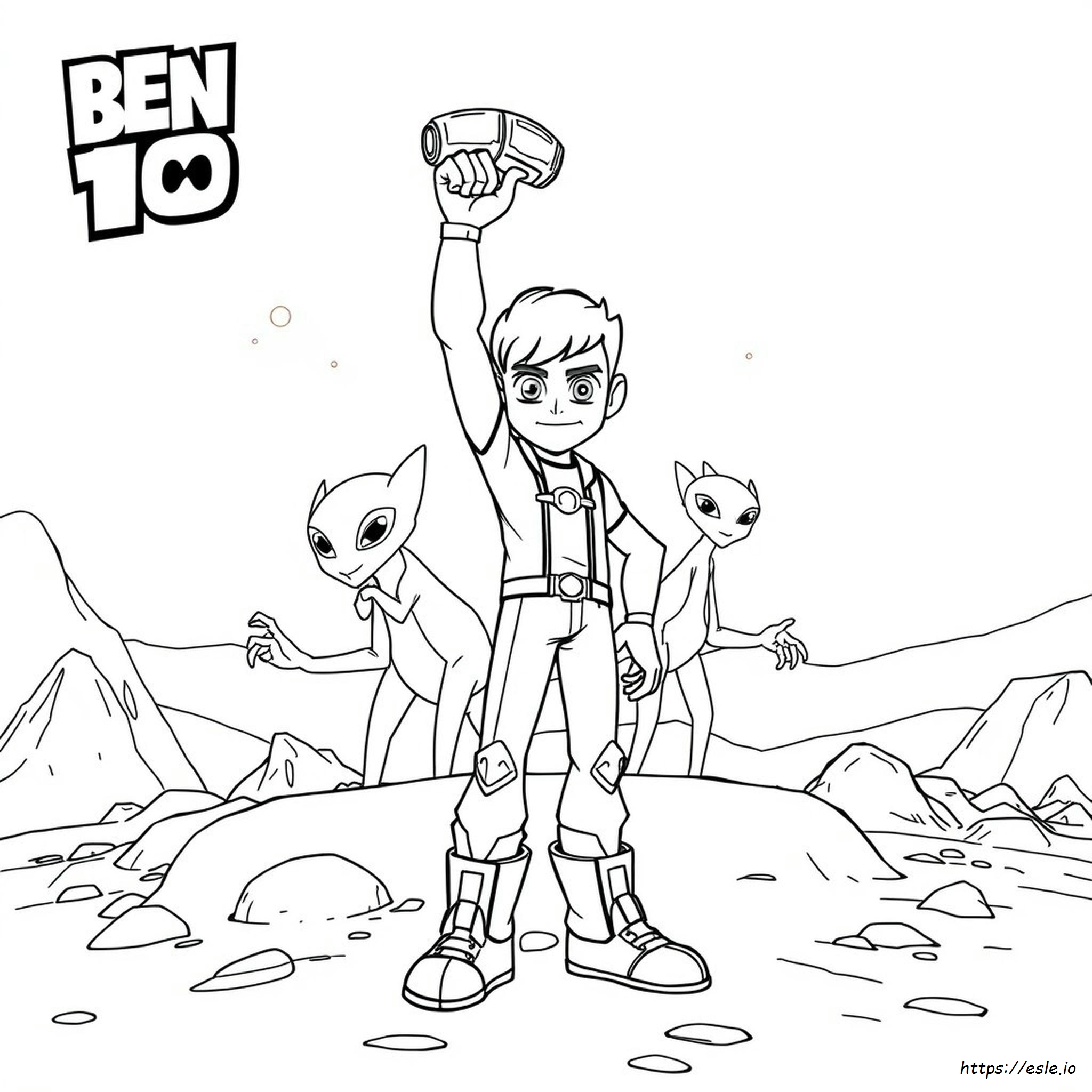 Disegno Di Ben 10 Da Colorare - Gratis Da Stampare