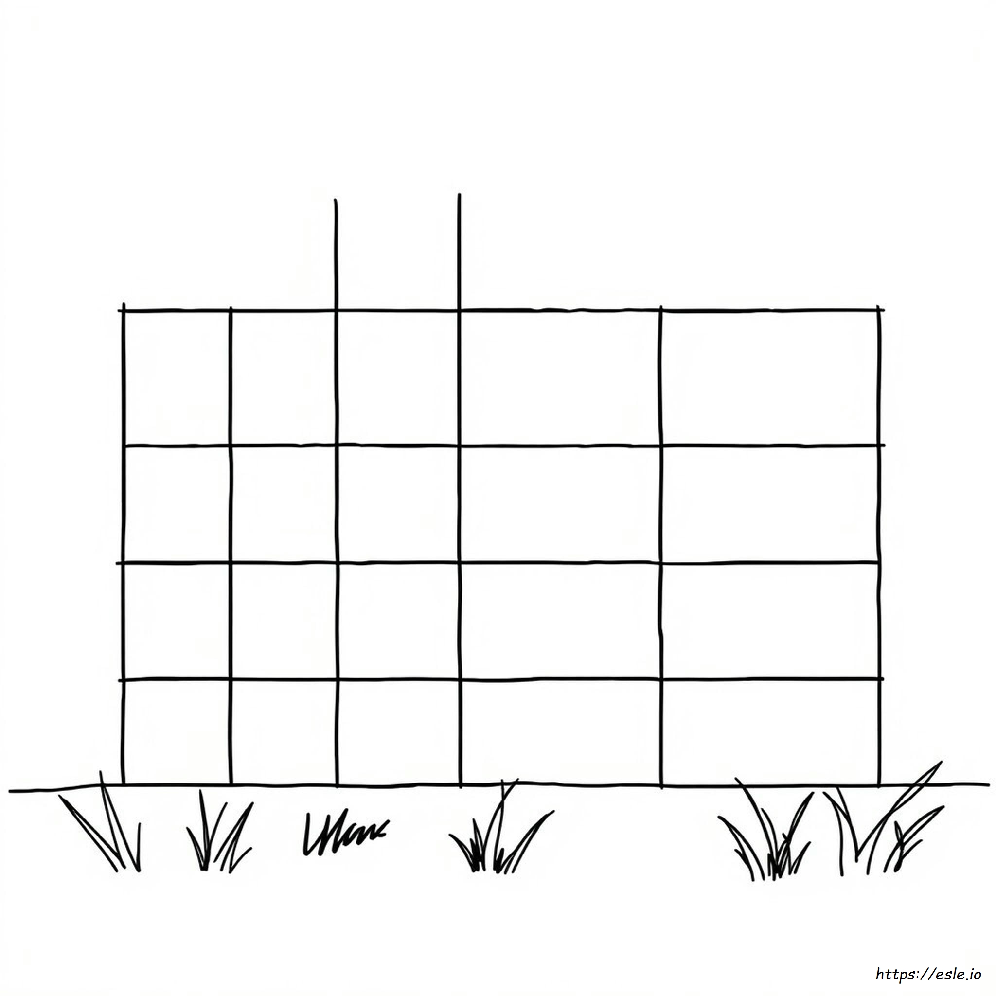 Gambar Mewarnai Mondrian